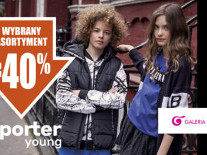 Do -40% na wybrany asortyment z kolekcji Jesień/Zima19 reporter young
