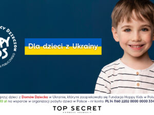 Grupa Kapitałowa Redan, właściciel marki Top Secret włącza się w działania na rzecz Ukrainy walczącej z rosyjskim agresorem.