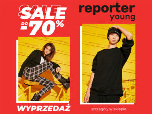 Wyprzedaż do -70% w Reporter Young