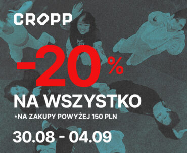 cropp -20% na wszystko